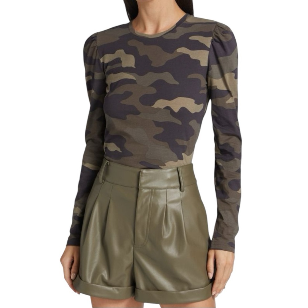 GENERATION LOVE Josephine Camouflage Top